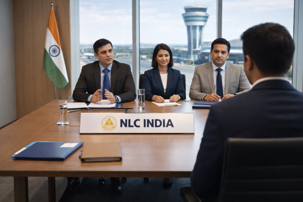 NLC India Airport Director Interview Selection Process 2025 - Personal Interview for Aviation Director Jobs in Government PSU
