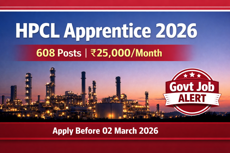 HPCL Graduate Apprentice Trainees Recruitment 2026.