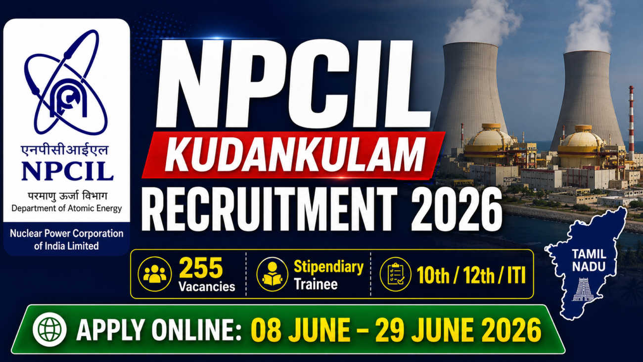 NPCIL KKNPP Recruitment 2026