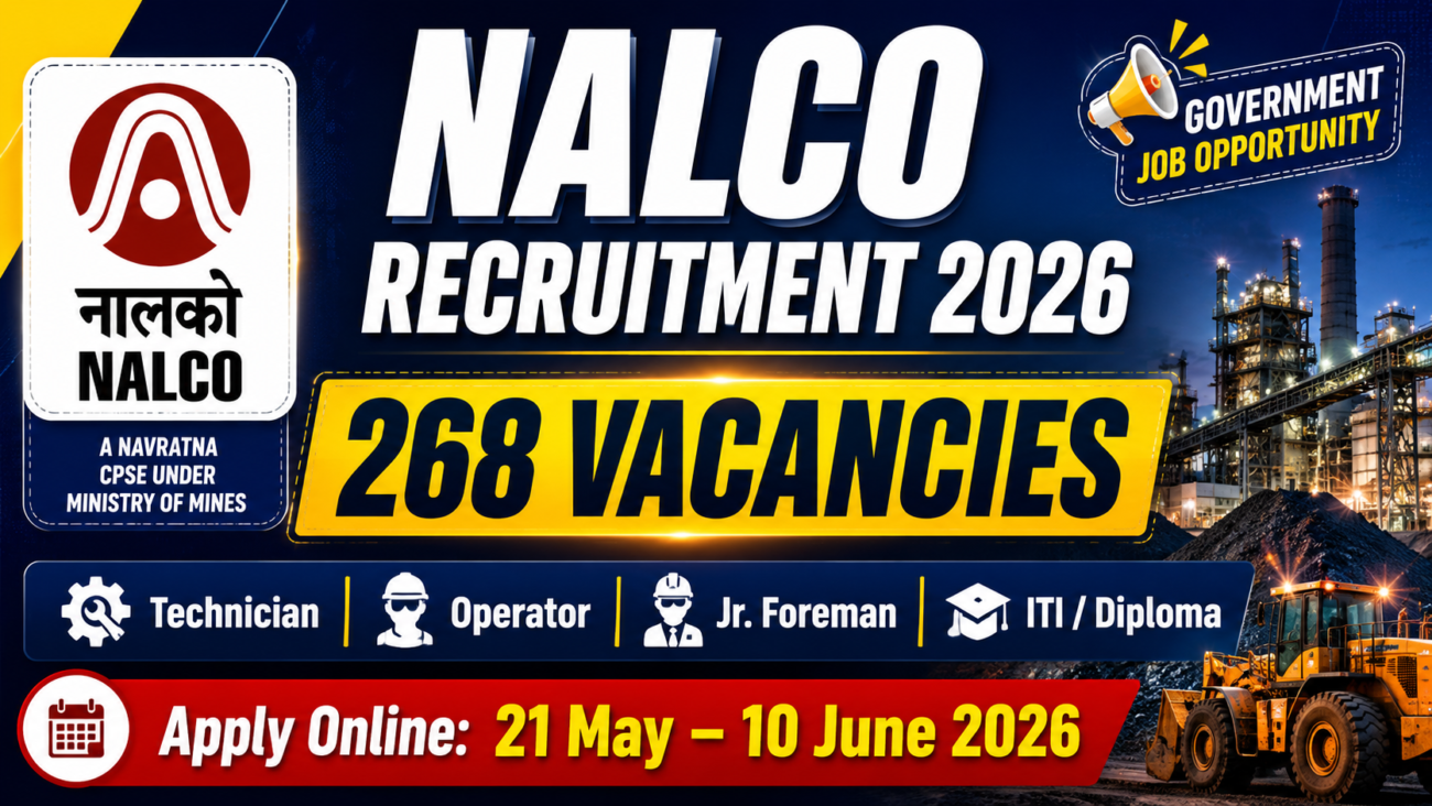 NALCO Non-Executive Recruitment 2026